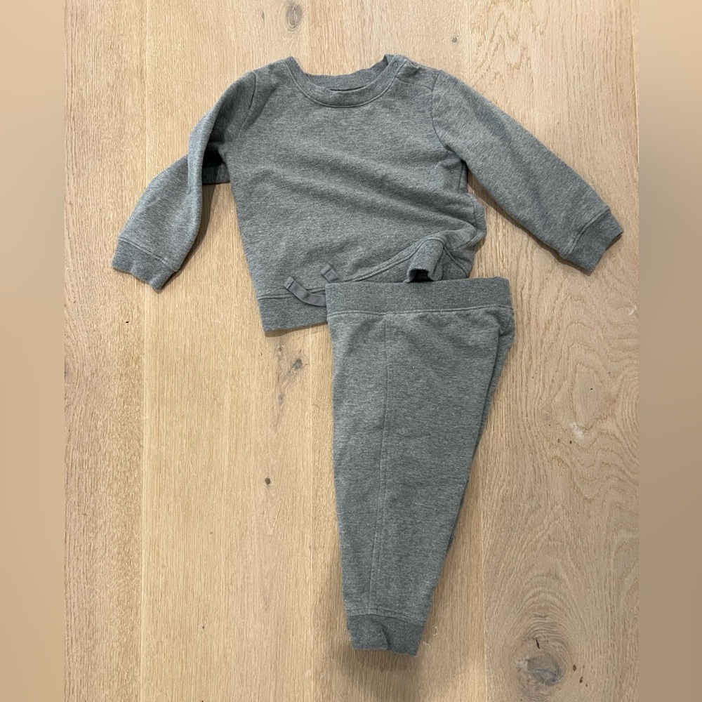 Primary Kids Gray Sweatpants & Joggers Set
